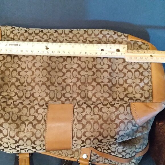 Coach Signature Diaper or Tote Bag No. J1176-F77156 - Picture 9 of 12